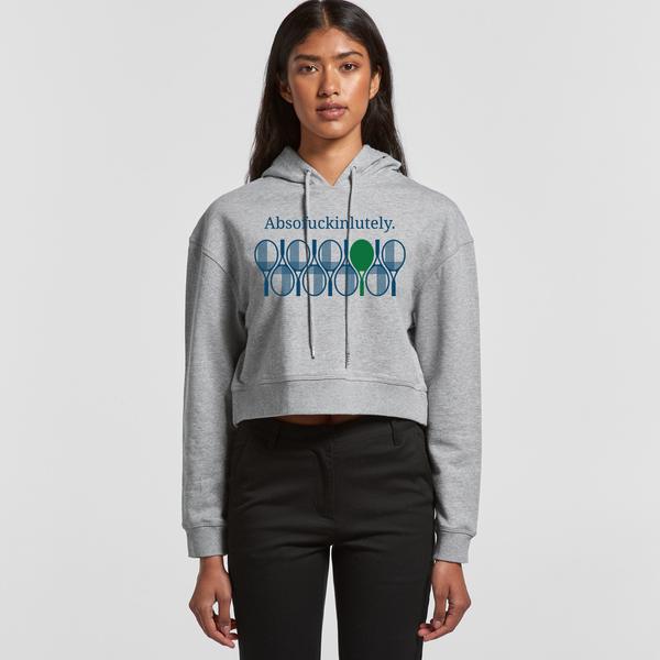 Crop Hooded Sweatshirt