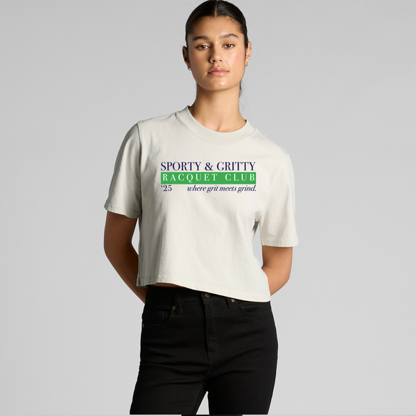 Sporty & Gritty Crop Tee