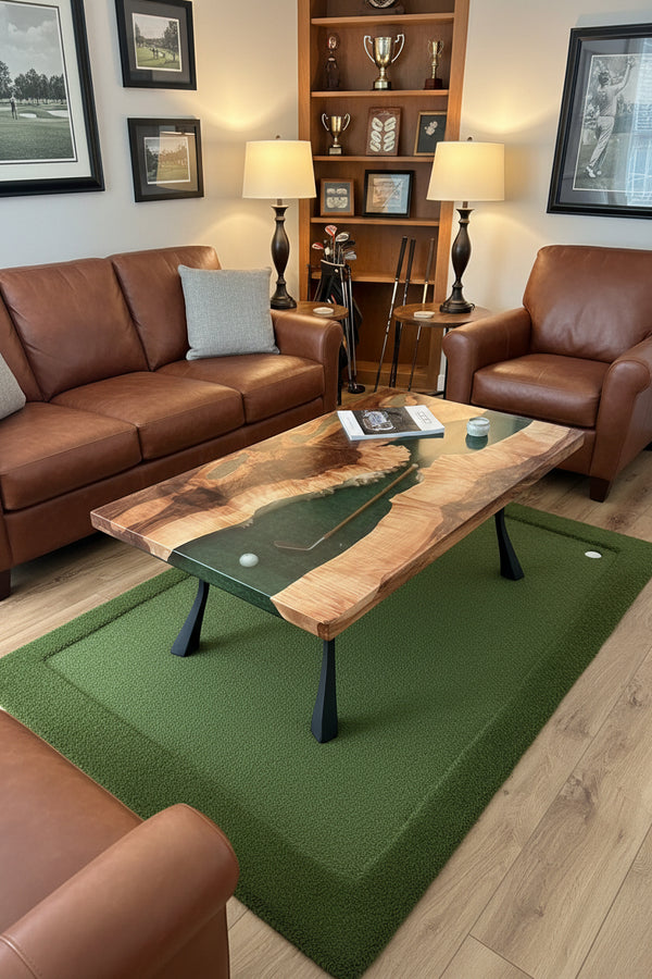Golf River Table Custom Epoxy Table