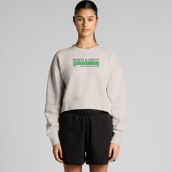 Sporty & Gritty Relaxed Cropped Crew Sweatshirt