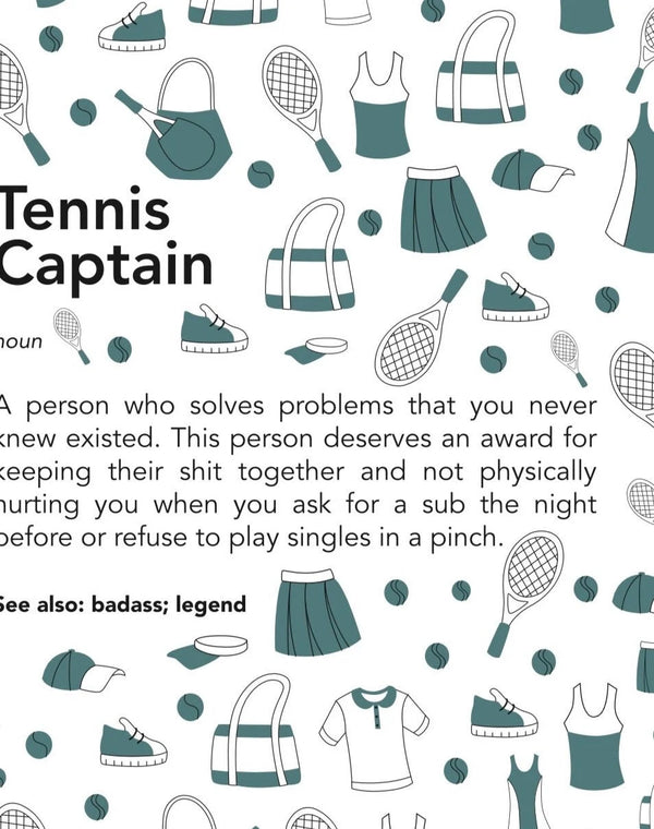 Tennis Captain Towel